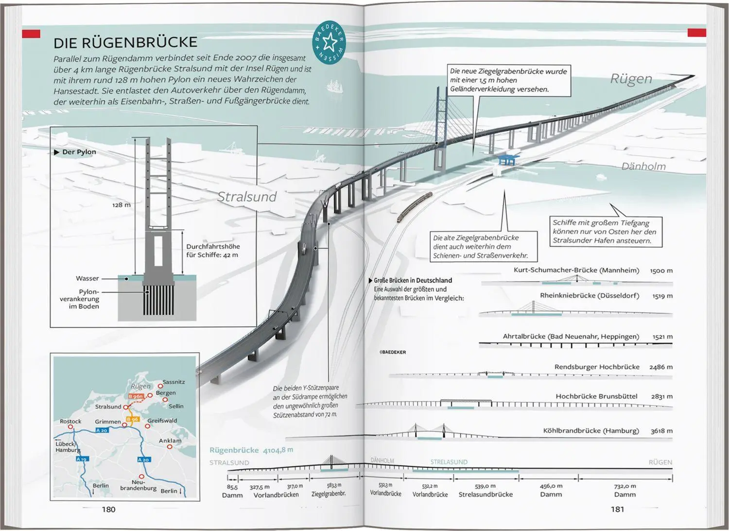 Bild: 9783575003508 | Baedeker Reiseführer Rügen, Hiddensee | mit praktischer Karte EASY ZIP