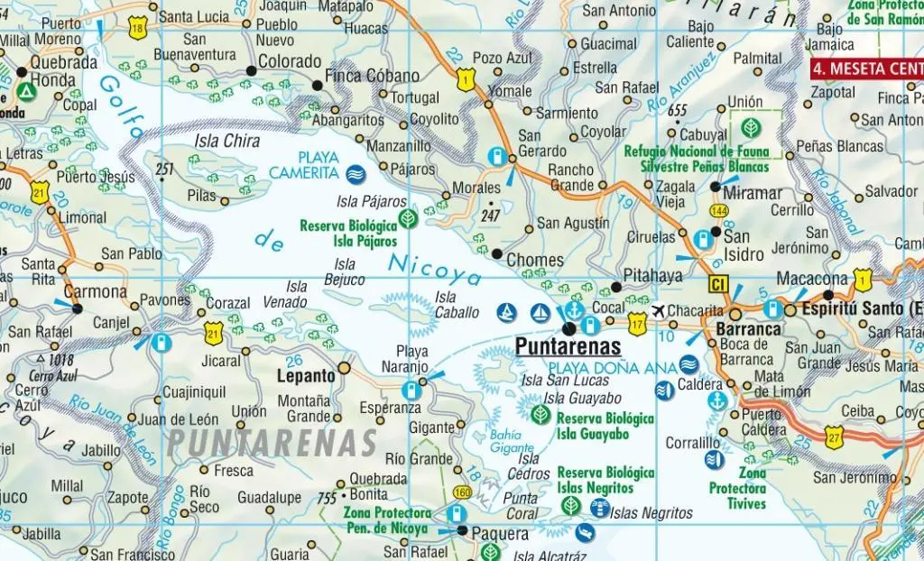 Bild: 9783866093508 | Costa Rica 1 : 650 000 | Isla del Coco, San José, Meseta Central