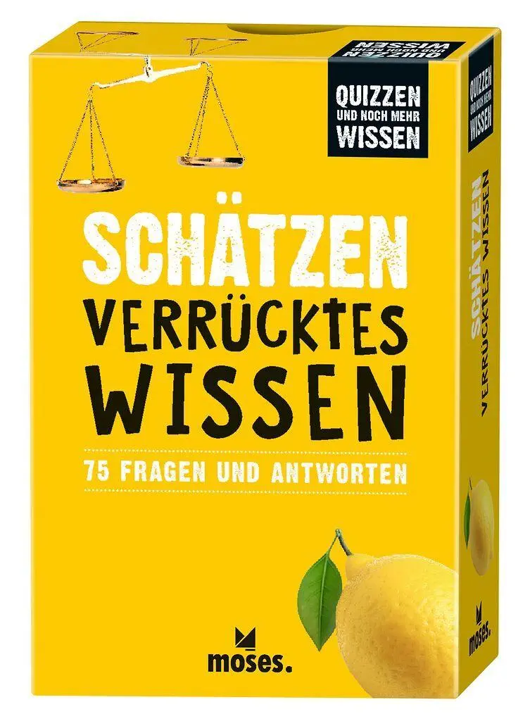 Cover: 9783964553508 | Schätzen Verrücktes Wissen | 75 Fragen und Antworten | Stefan Heine