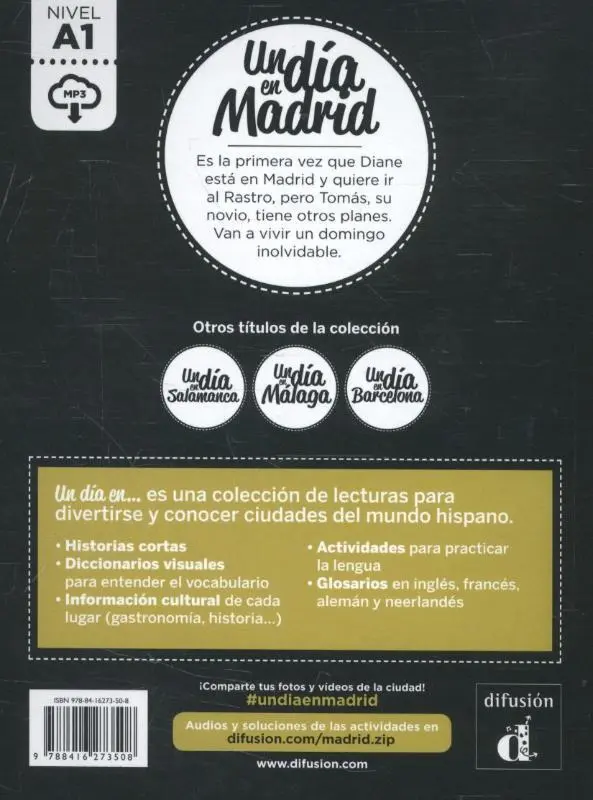 Rückseite: 9788416273508 | Un dia en Madrid | Ernesto Rodriguez | Taschenbuch | Spanisch | 2015