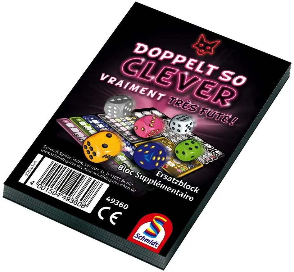 Cover: 4001504493608 | Doppelt so clever - Ersatzblock | Spiel | Deutsch | 2019