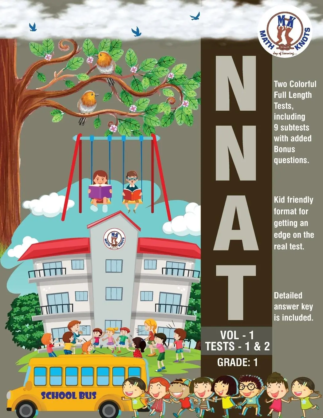 Cover: 9781950573608 | NNAT - Grade 1 - VOL - 1 - TESTS - 1 &amp; 2 | Gowri M Vemuri | Buch