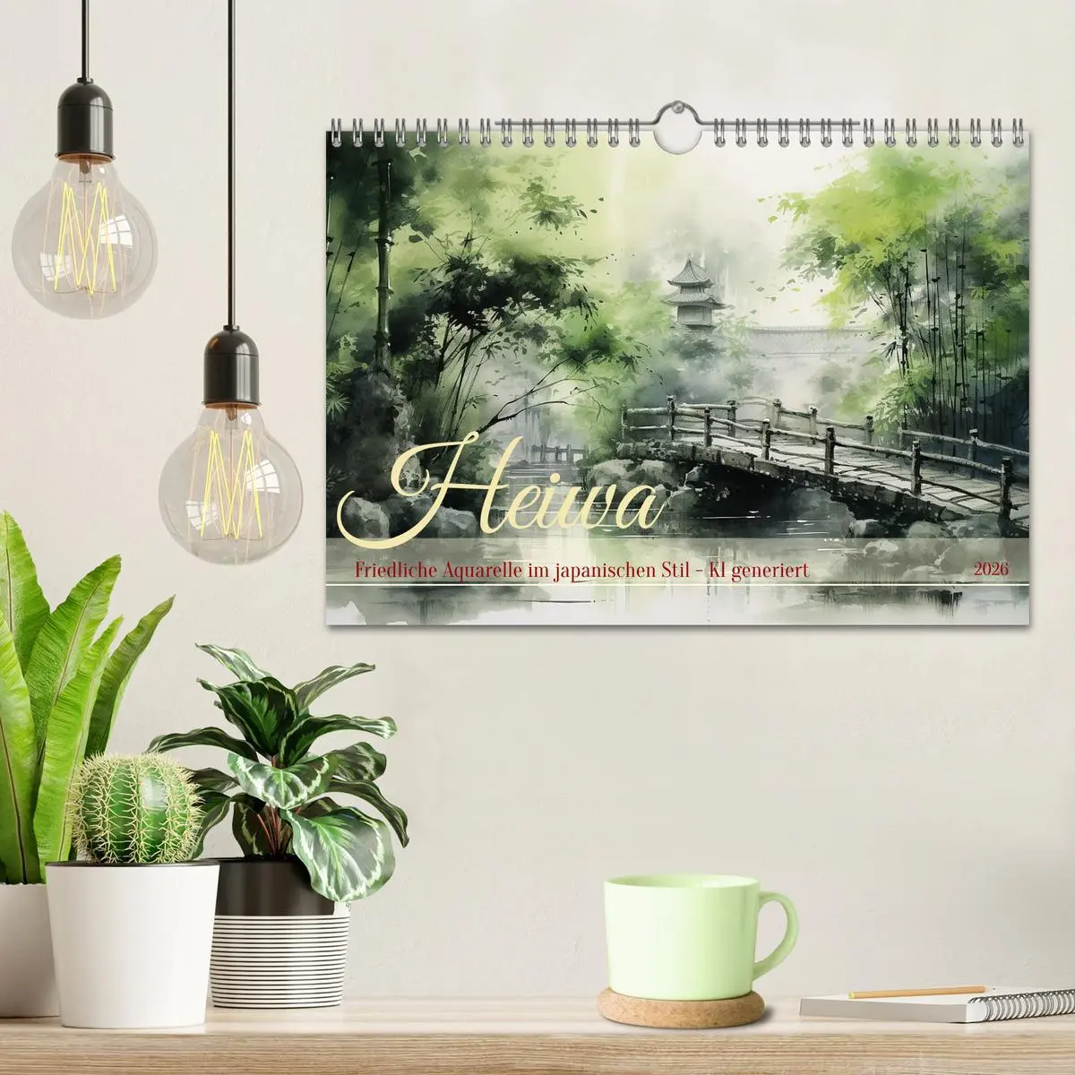 Bild: 9783457283608 | Heiwa - Friedliche Aquarelle im japanischen Stil (Wandkalender 2026...