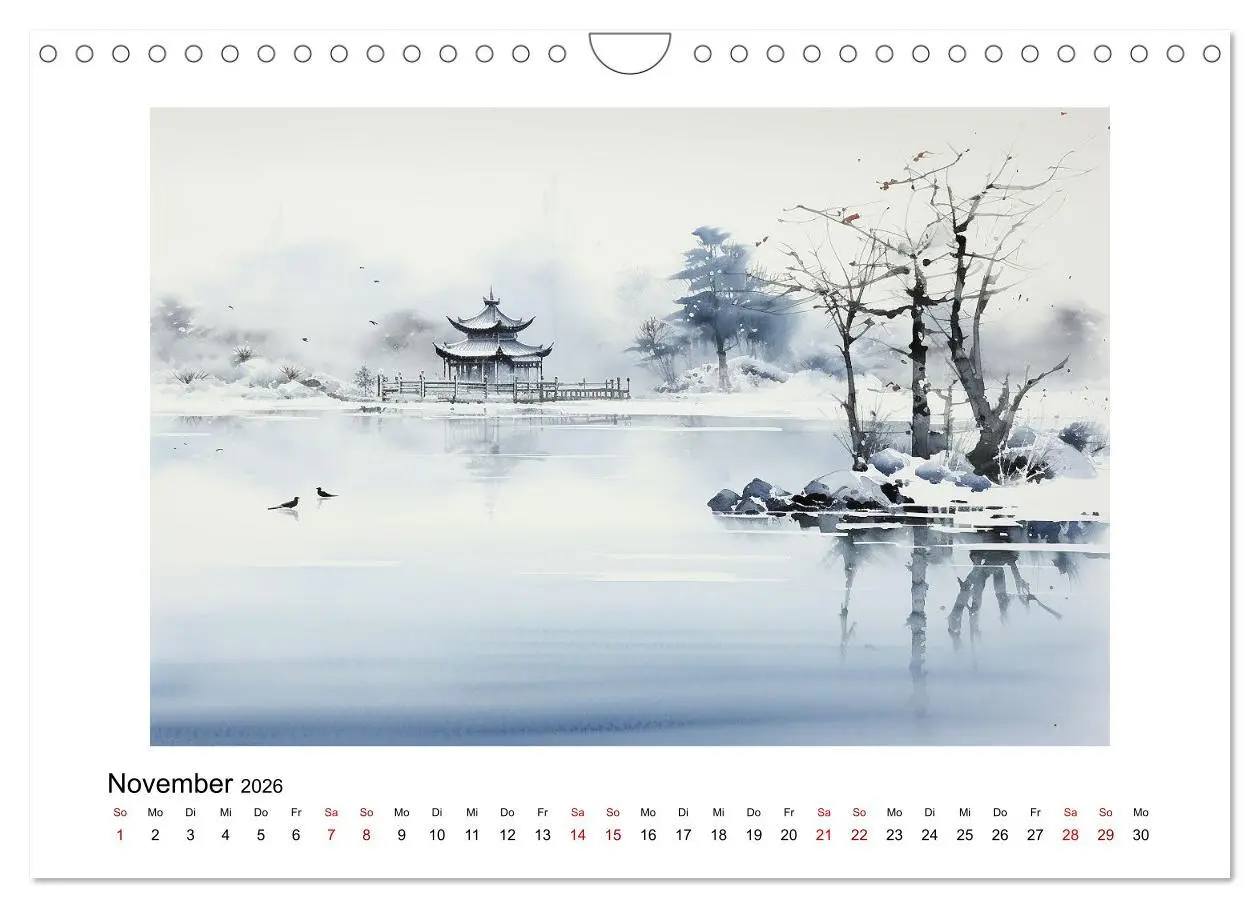 Bild: 9783457283608 | Heiwa - Friedliche Aquarelle im japanischen Stil (Wandkalender 2026...