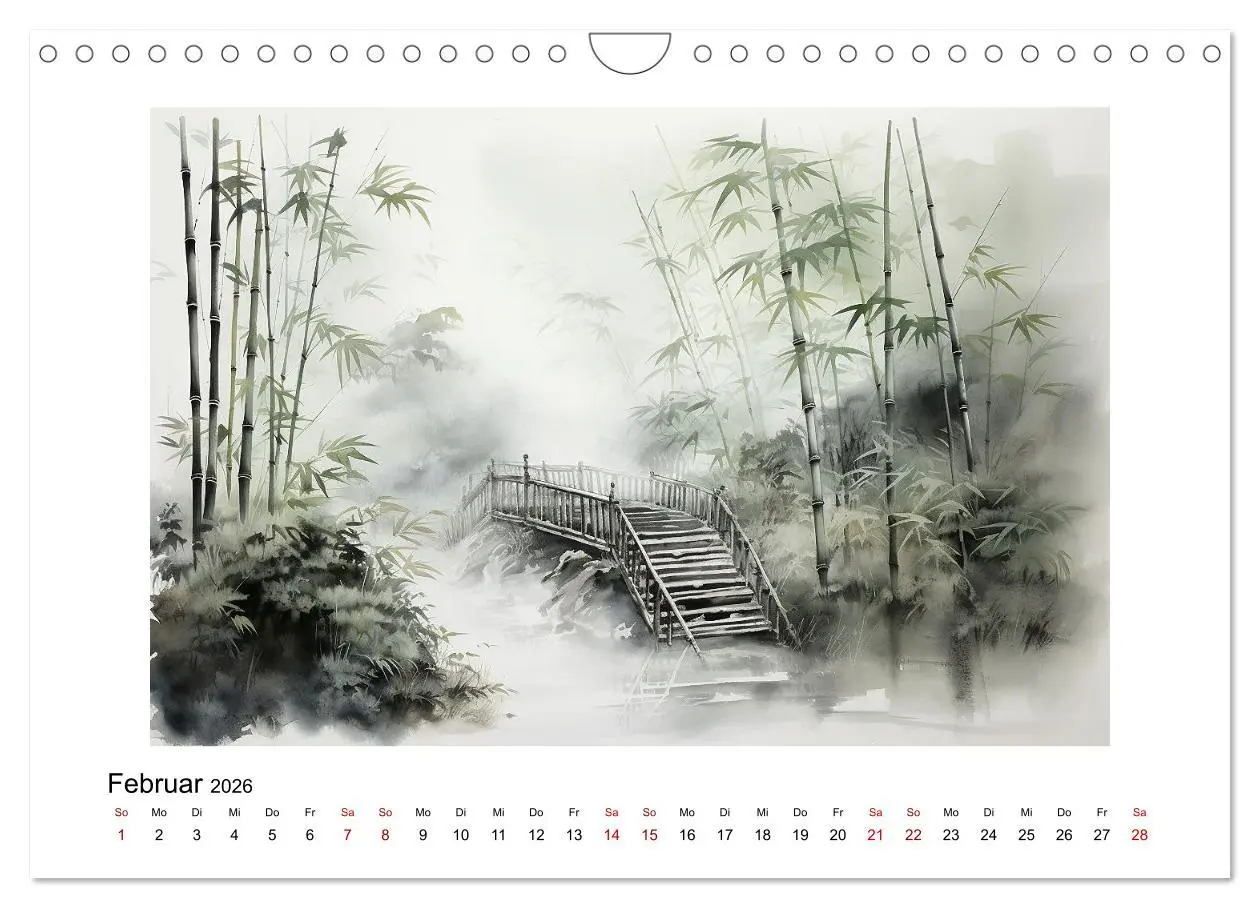 Bild: 9783457283608 | Heiwa - Friedliche Aquarelle im japanischen Stil (Wandkalender 2026...