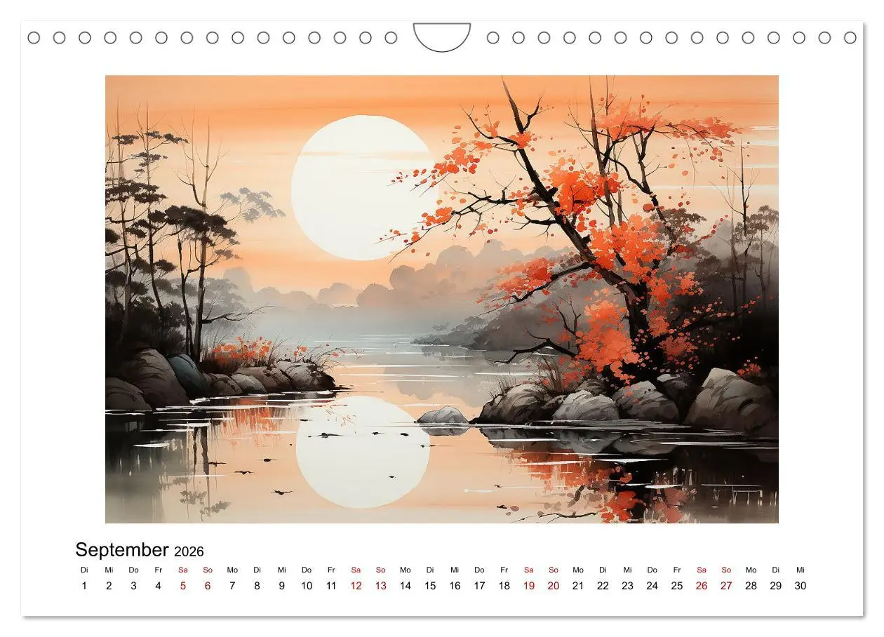 Bild: 9783457283608 | Heiwa - Friedliche Aquarelle im japanischen Stil (Wandkalender 2026...