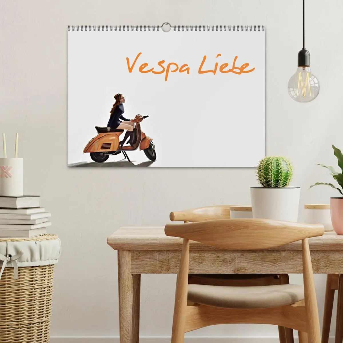 Bild: 9783457593608 | Vespa Liebe (Wandkalender 2026 DIN A3 quer), CALVENDO Monatskalender