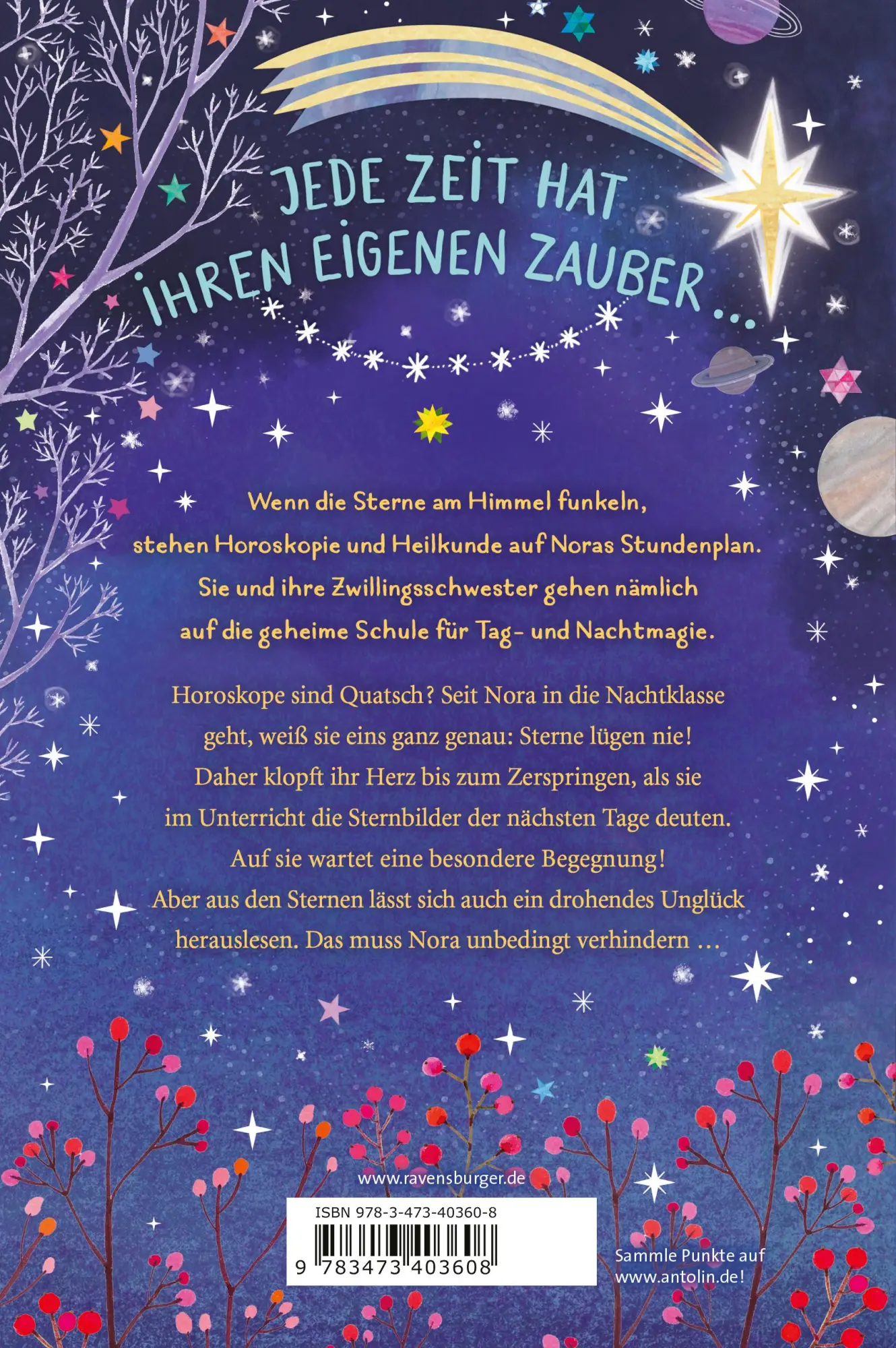 Rückseite: 9783473403608 | Die Schule für Tag- und Nachtmagie, Band 3: Das goldene Sternzeichen