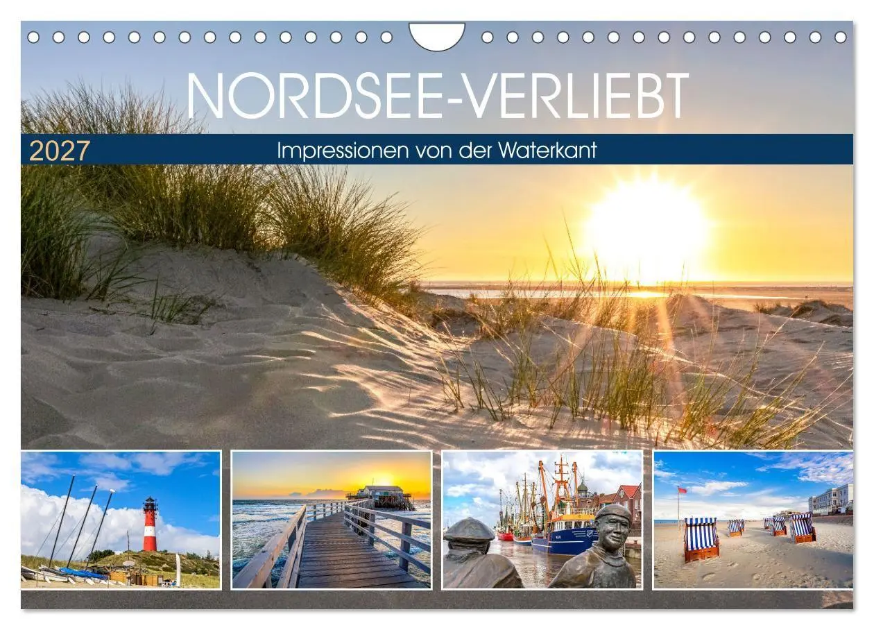 Cover: 9783569533608 | NORDSEE-VERLIEBT (Wandkalender 2027 DIN A4 quer), CALVENDO...