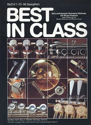 Cover: 9780849783708 | Best in Class Band 1 für Orchester Altsaxophon in Es | Bruce Pearson