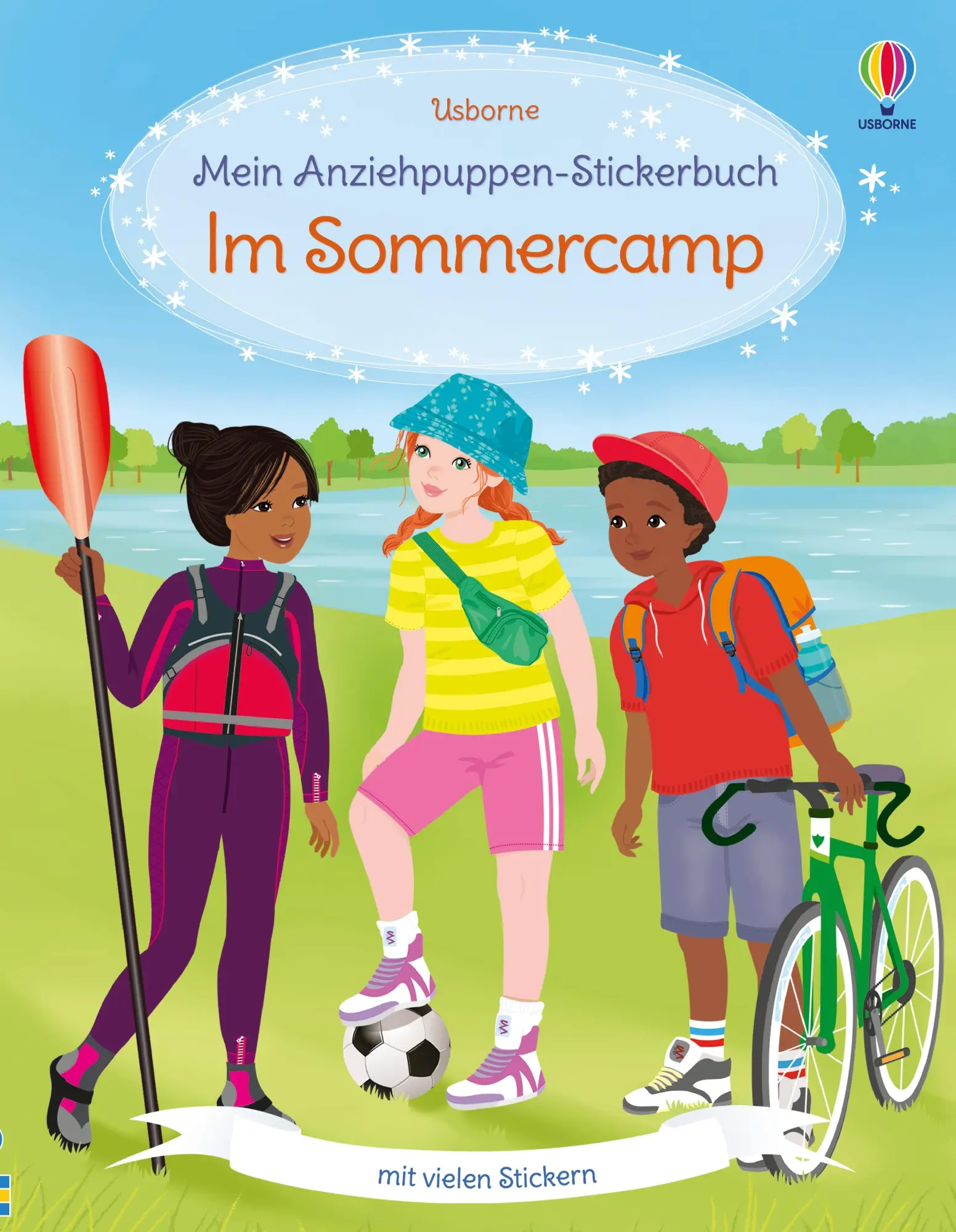 Cover: 9781035703708 | Mein Anziehpuppen-Stickerbuch: Im Sommercamp | Taschenbuch | 44 S.