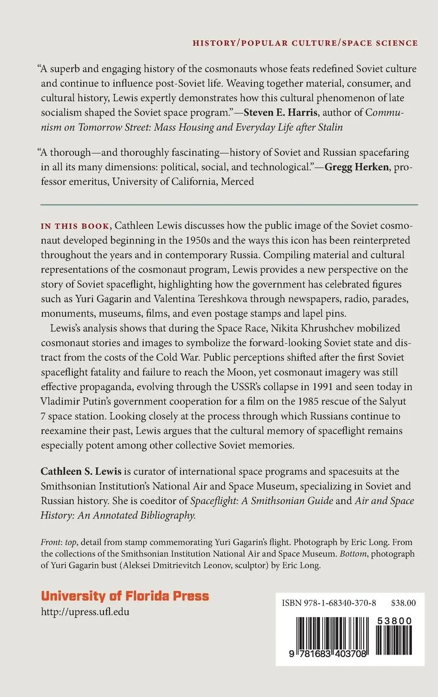 Rückseite: 9781683403708 | Cosmonaut | A Cultural History | Cathleen S Lewis | Buch | Englisch