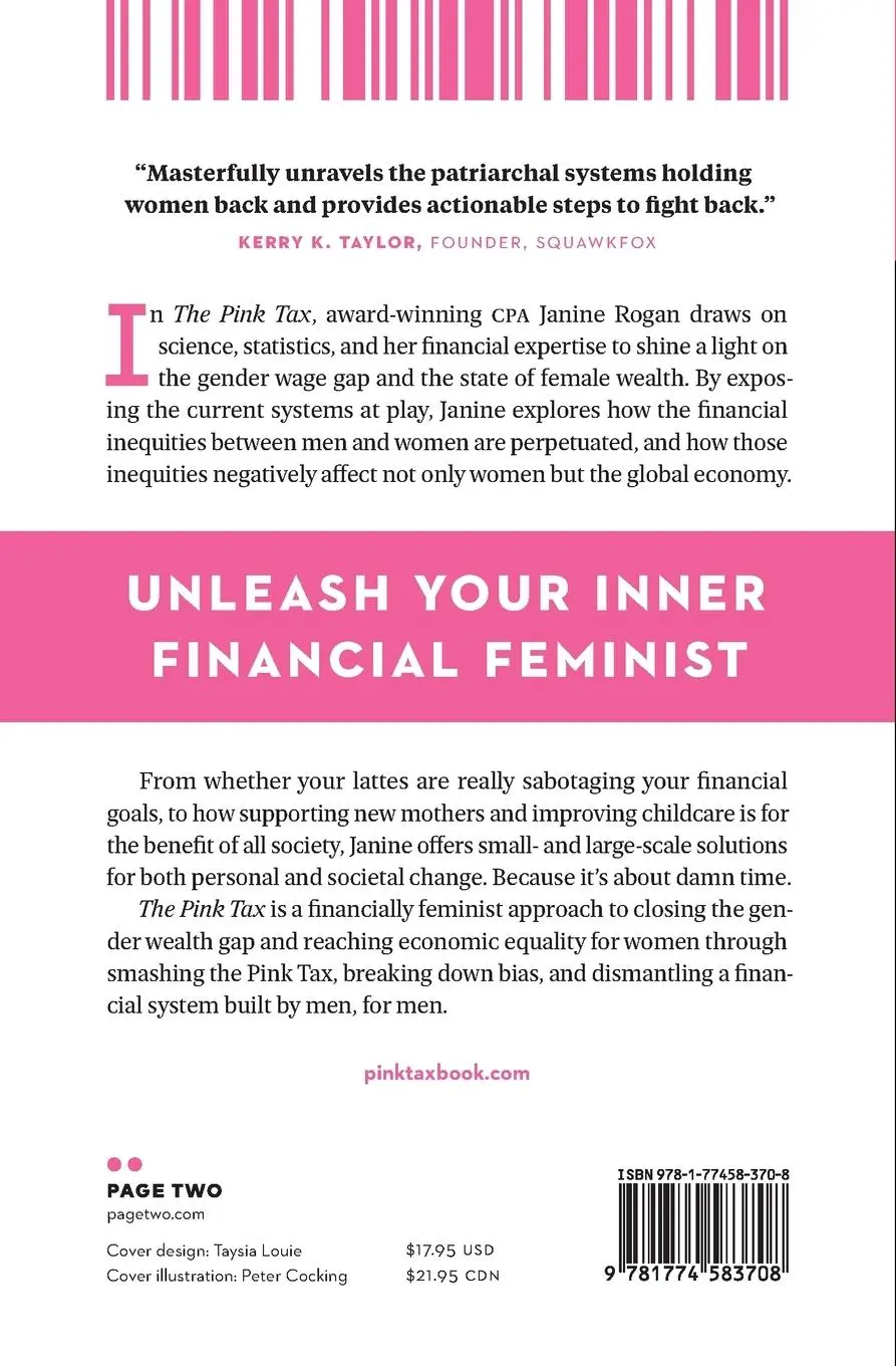 Rückseite: 9781774583708 | The Pink Tax | Janine Rogan | Taschenbuch | Englisch | 2023