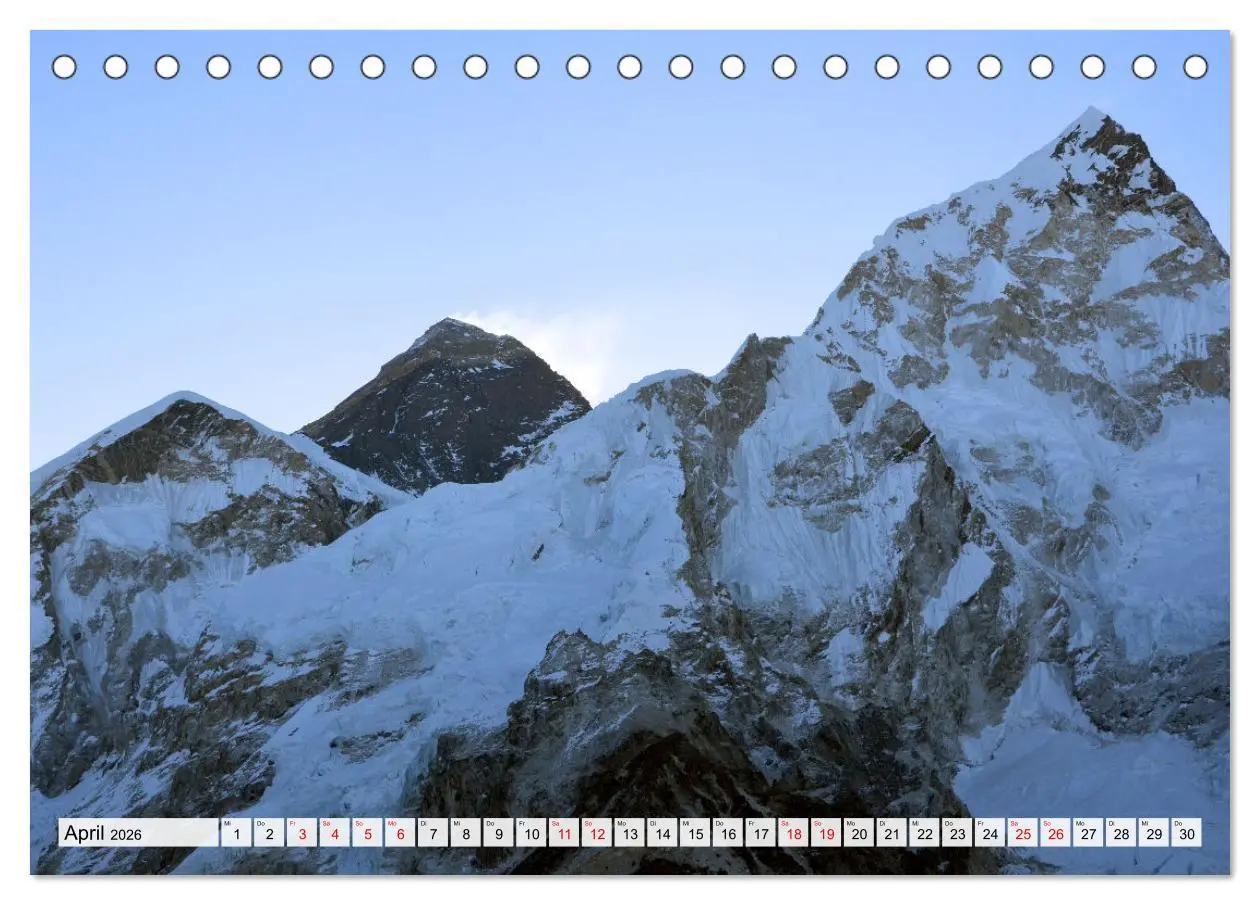 Bild: 9783457413708 | Einzigartiges NEPAL (Tischkalender 2026 DIN A5 quer), CALVENDO...