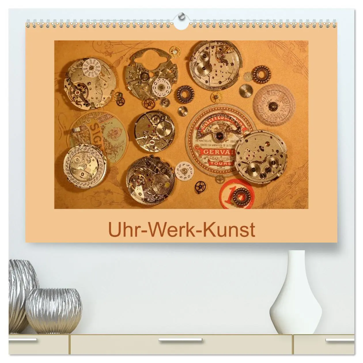 Cover: 9783457723708 | Uhr-Werk-Kunst (hochwertiger Premium Wandkalender 2026 DIN A2...