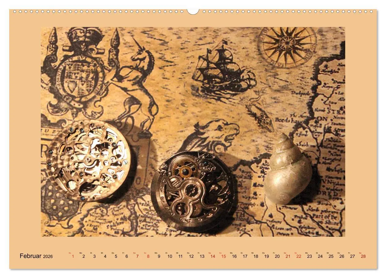 Bild: 9783457723708 | Uhr-Werk-Kunst (hochwertiger Premium Wandkalender 2026 DIN A2...