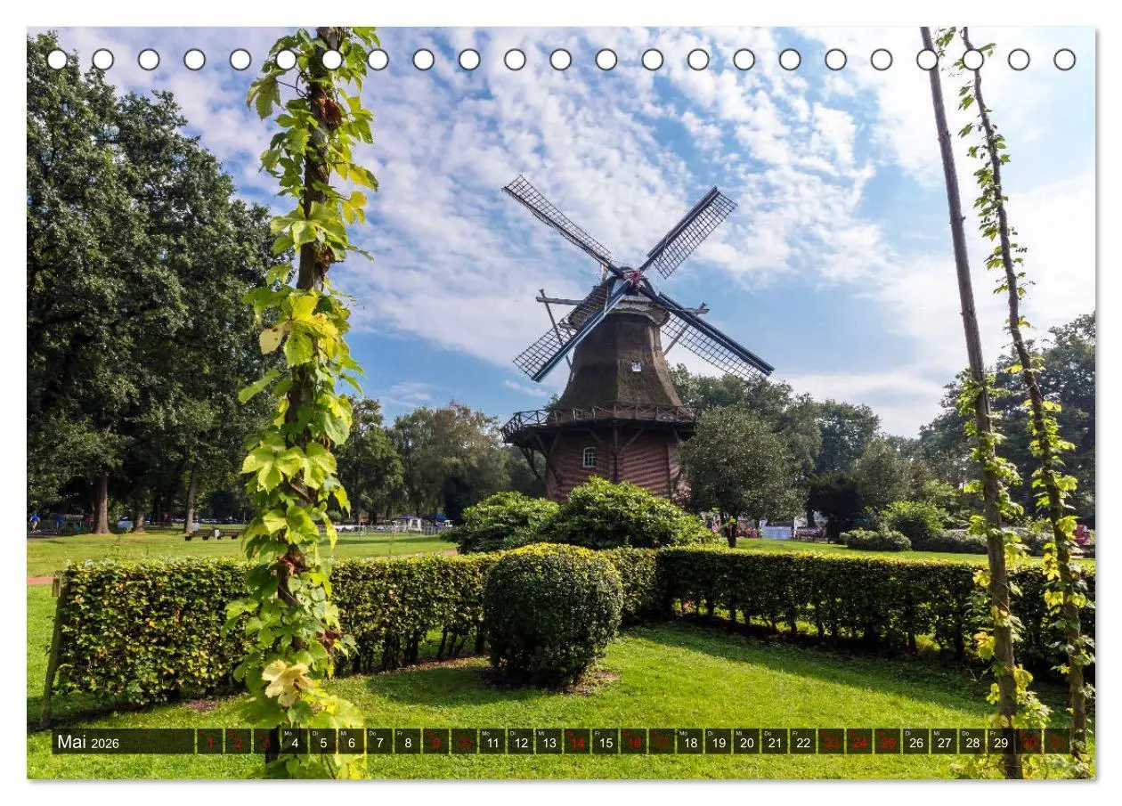 Bild: 9783457893708 | Bad Zwischenahn, Parkspaziergang und Seerundfahrt (Tischkalender...