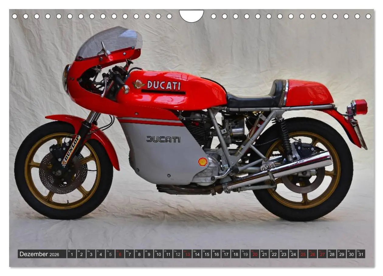 Bild: 9783516123708 | Ducati 900 SS (Wandkalender 2026 DIN A4 quer), CALVENDO Monatskalender