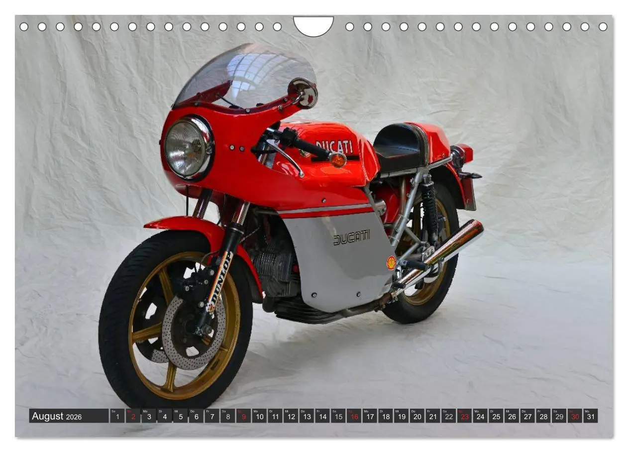 Bild: 9783516123708 | Ducati 900 SS (Wandkalender 2026 DIN A4 quer), CALVENDO Monatskalender