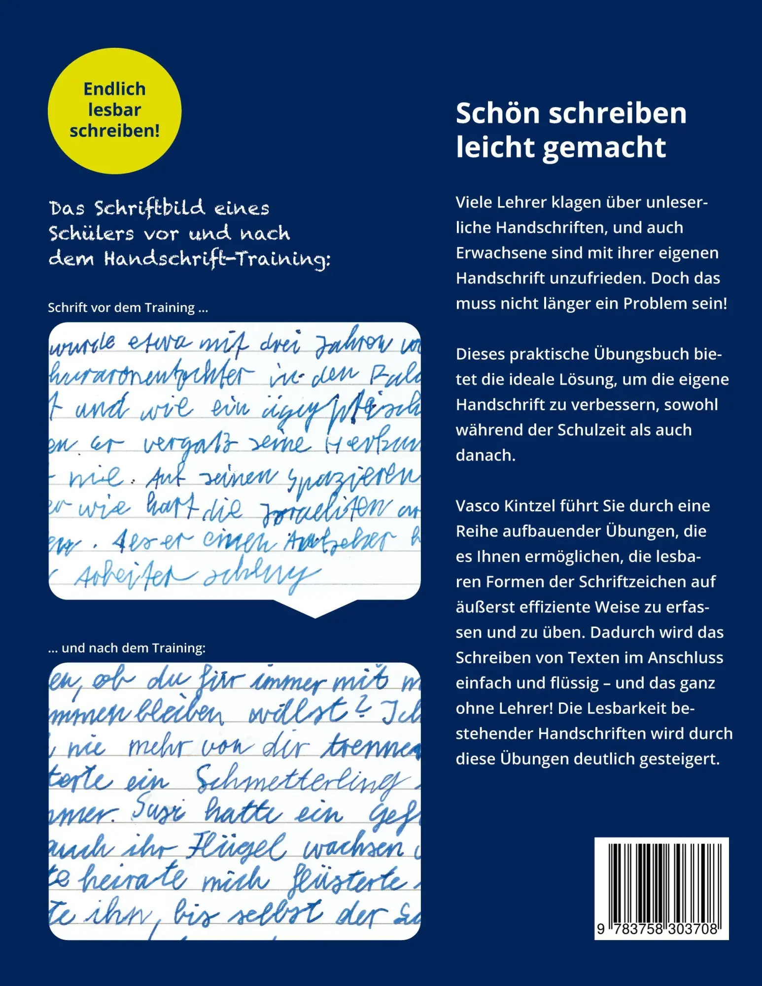 Rückseite: 9783758303708 | Lateinische Ausgangsschrift lernen und verbessern - Das...