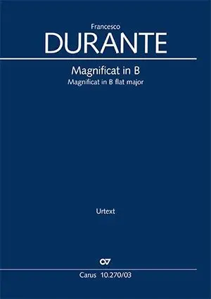 Cover: 9790007243708 | Magnificat in B (Klavierauszug) | Francesco Durante | Buch | 28 S.