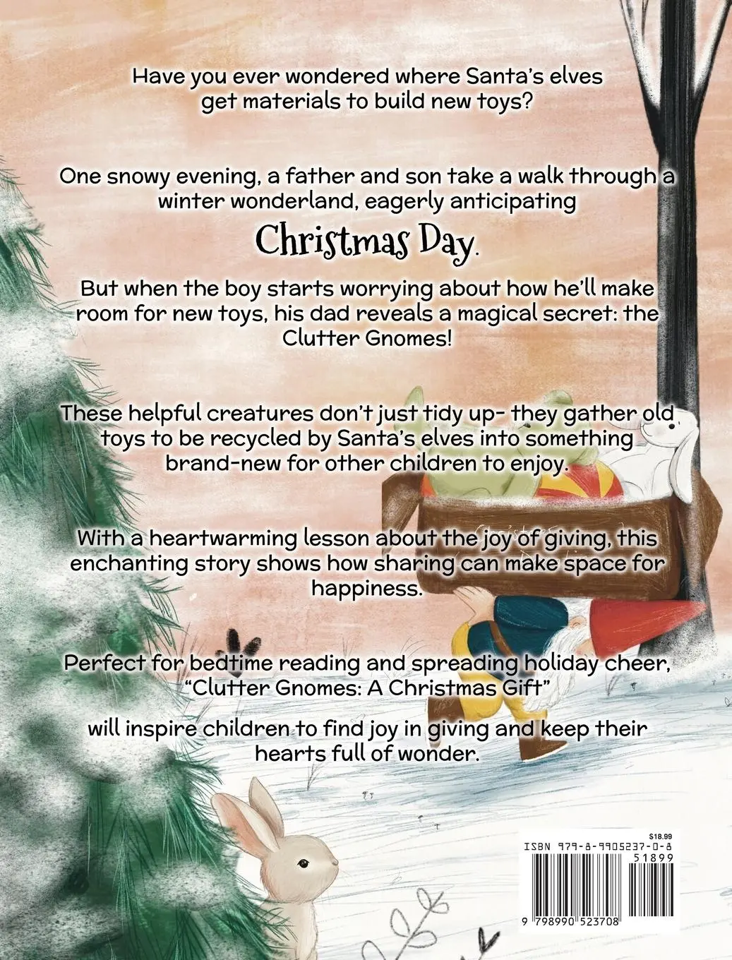 Rückseite: 9798990523708 | Clutter Gnomes | A Christmas Gift | Ashley Metcalfe | Buch | Englisch