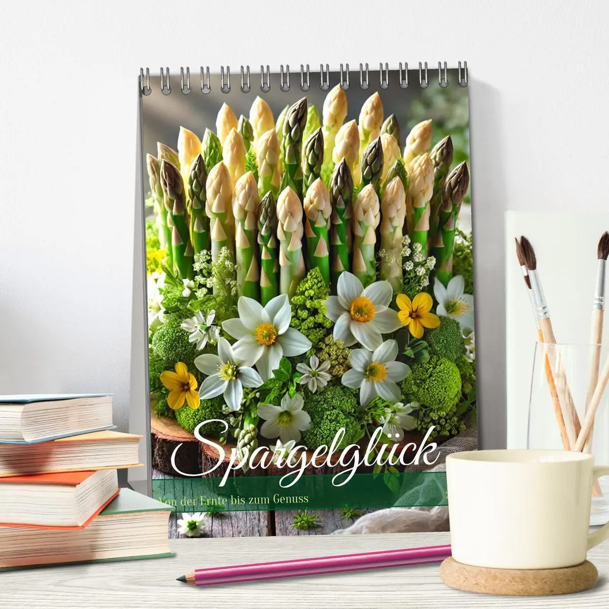 Bild: 9783457263808 | Spargelglück - von der Ernte bis zum Genuss (Tischkalender 2026 DIN...