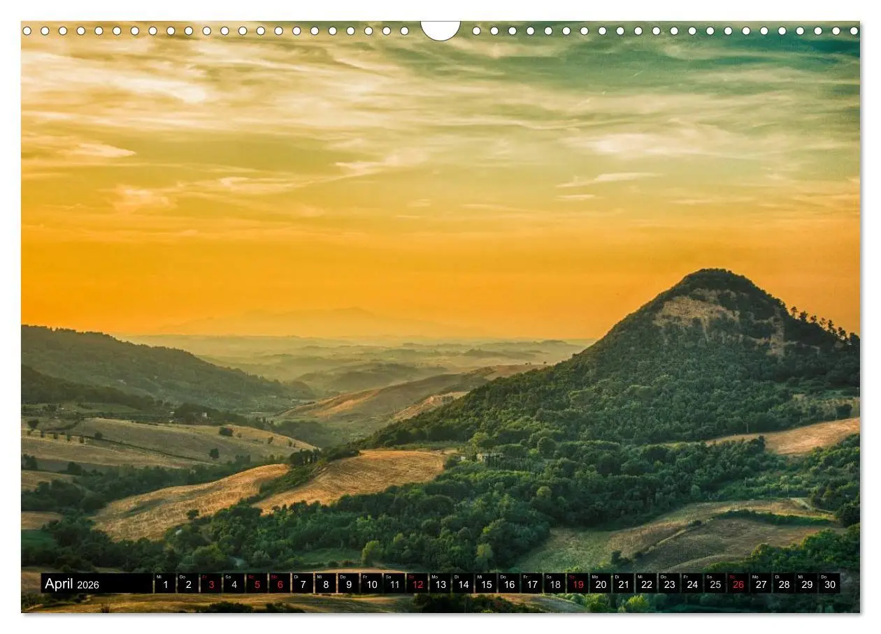 Bild: 9783516043808 | Abends in der Toskana (Wandkalender 2026 DIN A3 quer), CALVENDO...