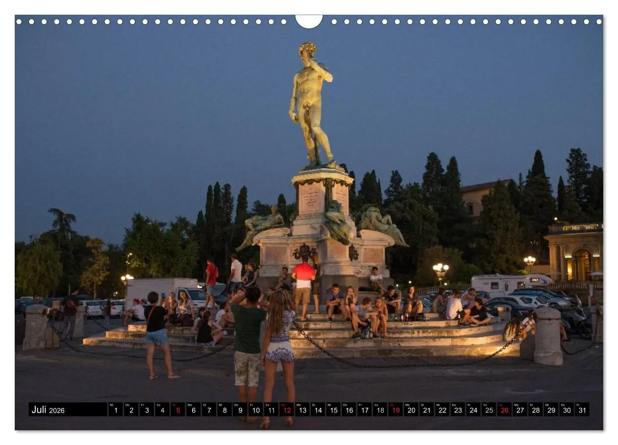 Bild: 9783516043808 | Abends in der Toskana (Wandkalender 2026 DIN A3 quer), CALVENDO...