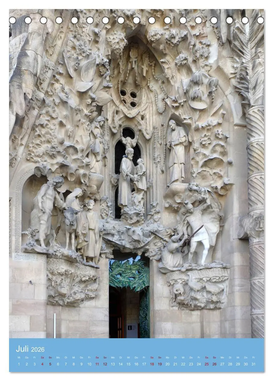 Bild: 9783516353808 | Sagrada Família - Gaudís unvollendetes Meisterwerk (Tischkalender...