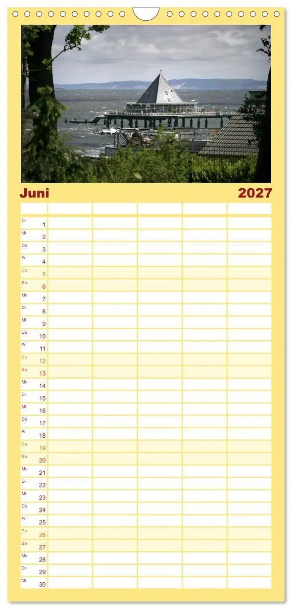 Bild: 9783594333808 | Familienplaner 2027 - Usedom 2027 Rendezvous zwischen Ahlbeck und...