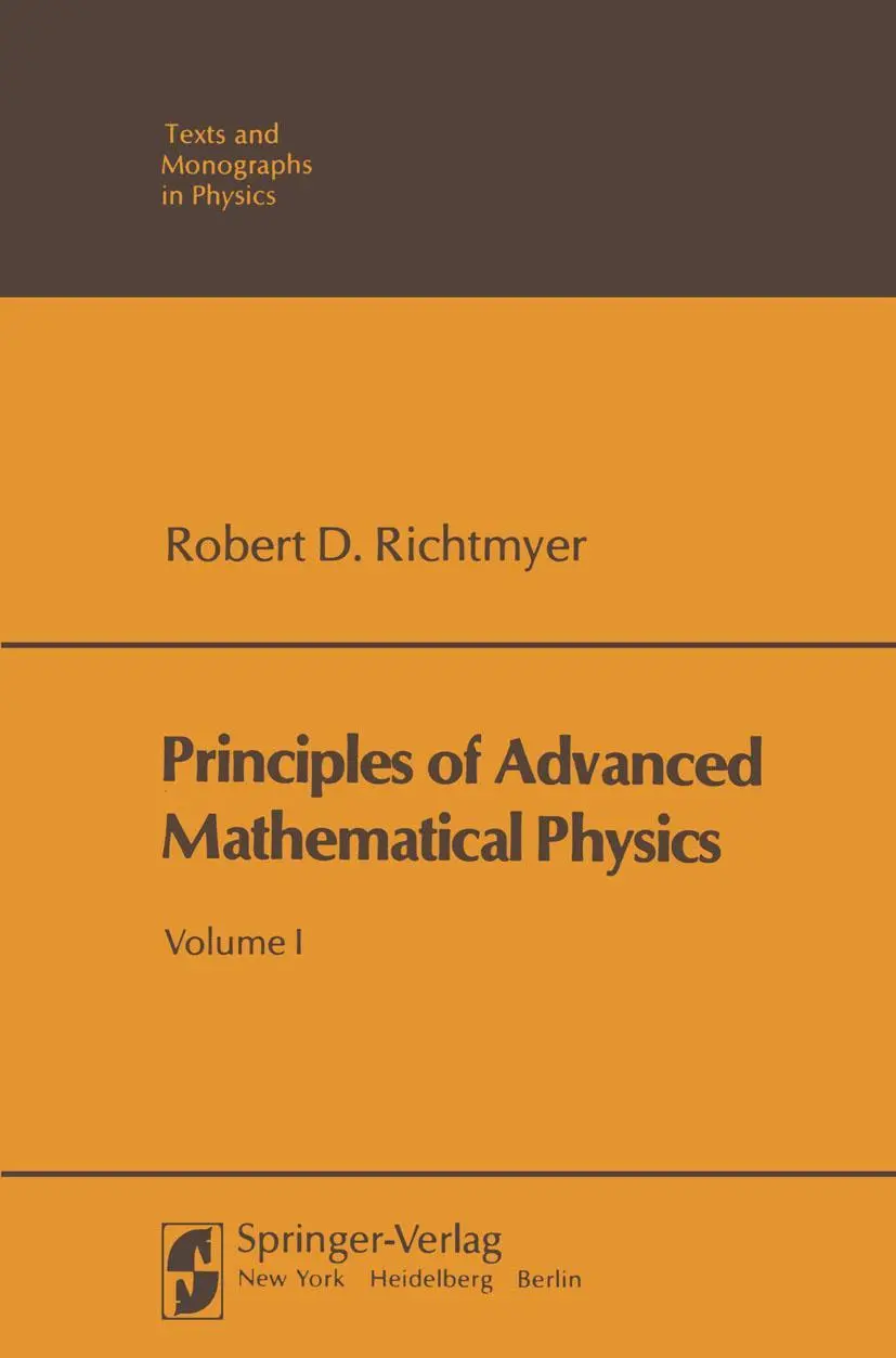 Cover: 9783642463808 | Principles of Advanced Mathematical Physics | Robert D. Richtmyer