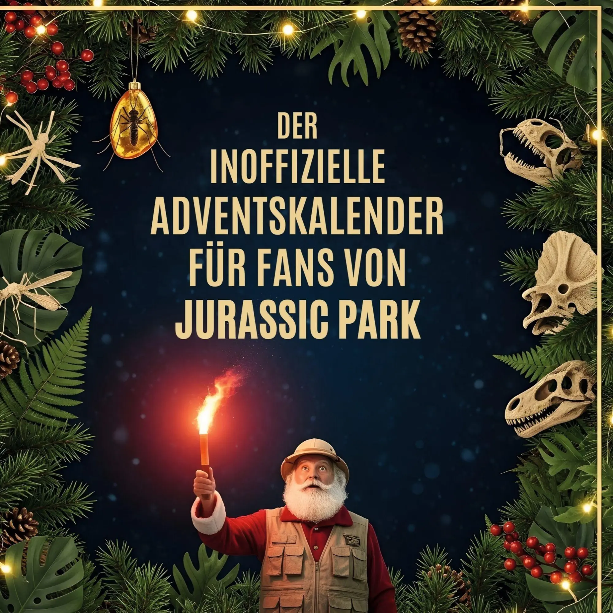 Cover: 9783695313808 | Der inoffizielle Adventskalender für Fans von Jurassic Park | Weber