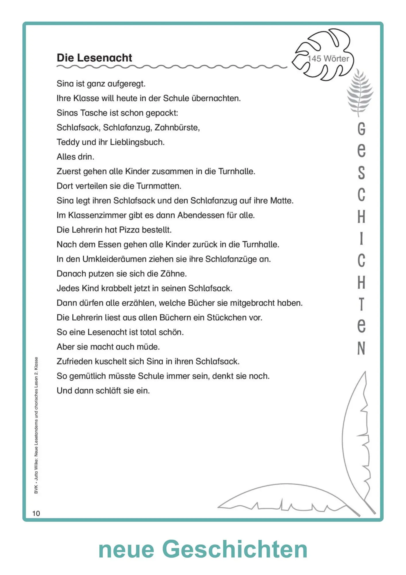 Bild: 9783965203808 | Neue Lesetandems und chorisches Lesen 2. Klasse | Jutta Wilke | 32 S.