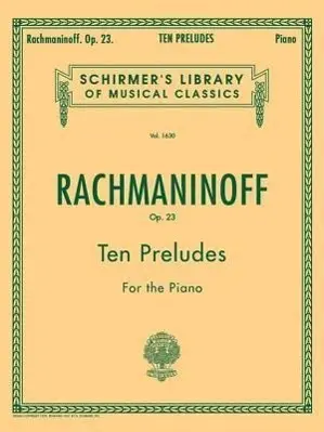 Cover: 73999723908 | 10 Preludes, Op. 23 | Sergei Rachmaninov | Taschenbuch | Buch | 1986