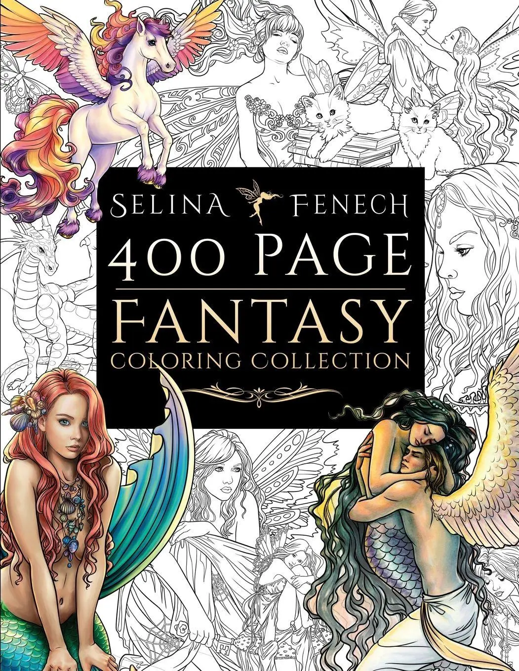 Cover: 9781923433908 | 400 Page Fantasy Coloring Collection | Selina Fenech | Taschenbuch