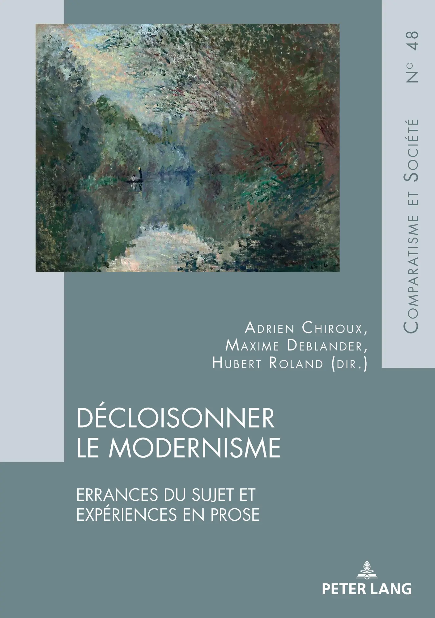 Cover: 9783034353908 | Décloisonner le modernisme | Errances du sujet et expériences en prose