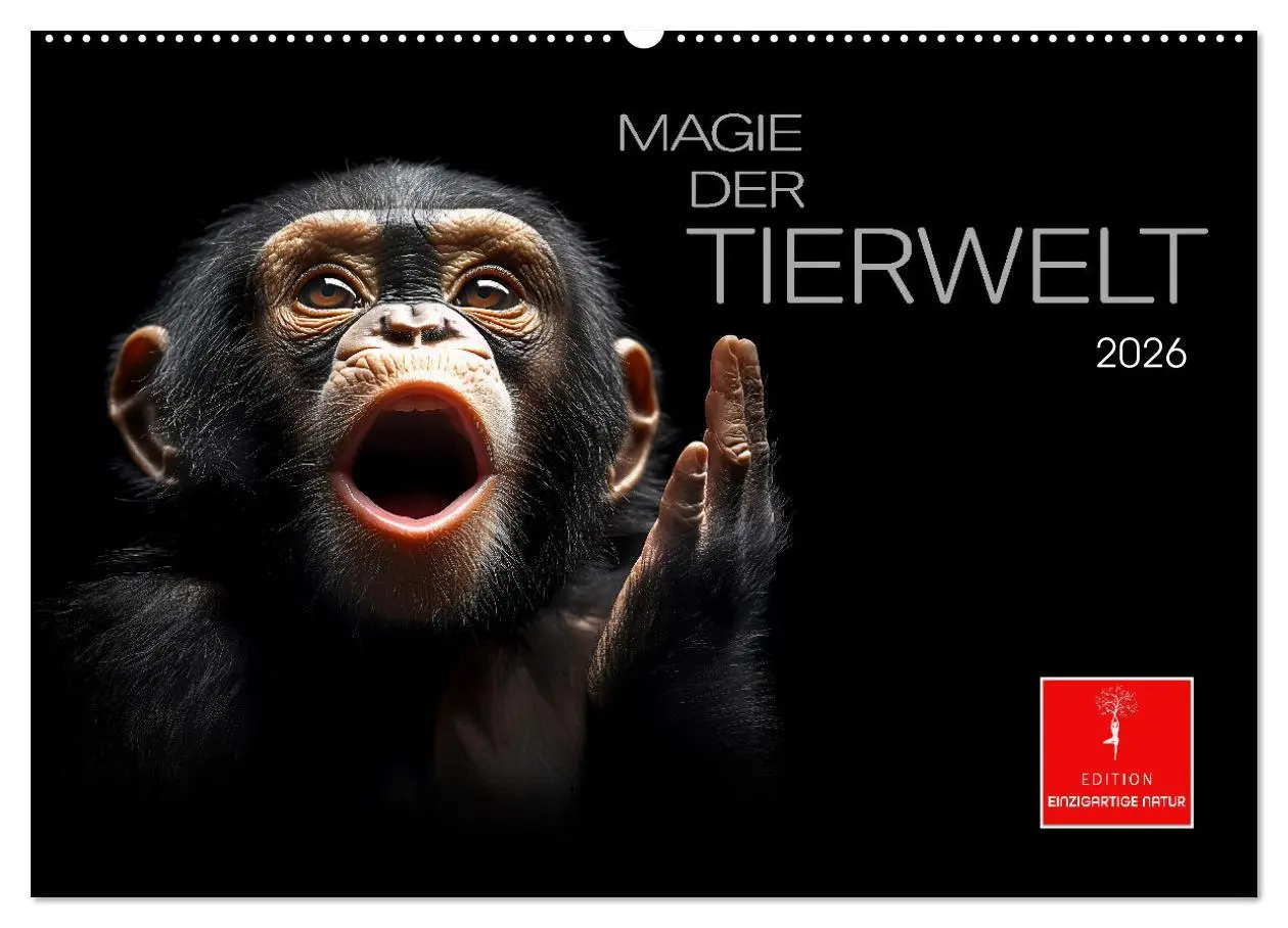 Cover: 9783457323908 | Magie der Tierwelt (Wandkalender 2026 DIN A2 quer), CALVENDO...
