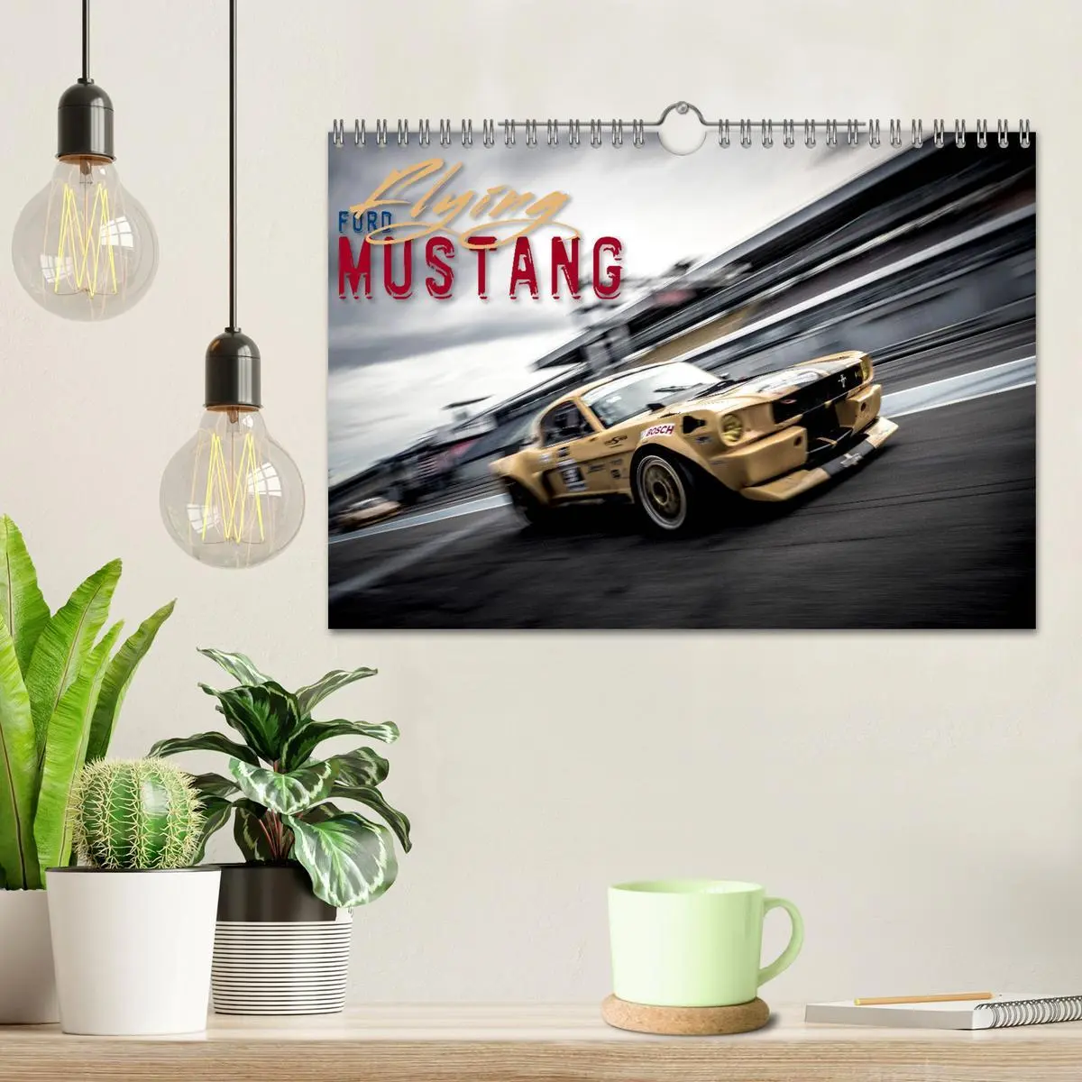 Bild: 9783457873908 | Flying Ford Mustang (Wandkalender 2026 DIN A4 quer), CALVENDO...