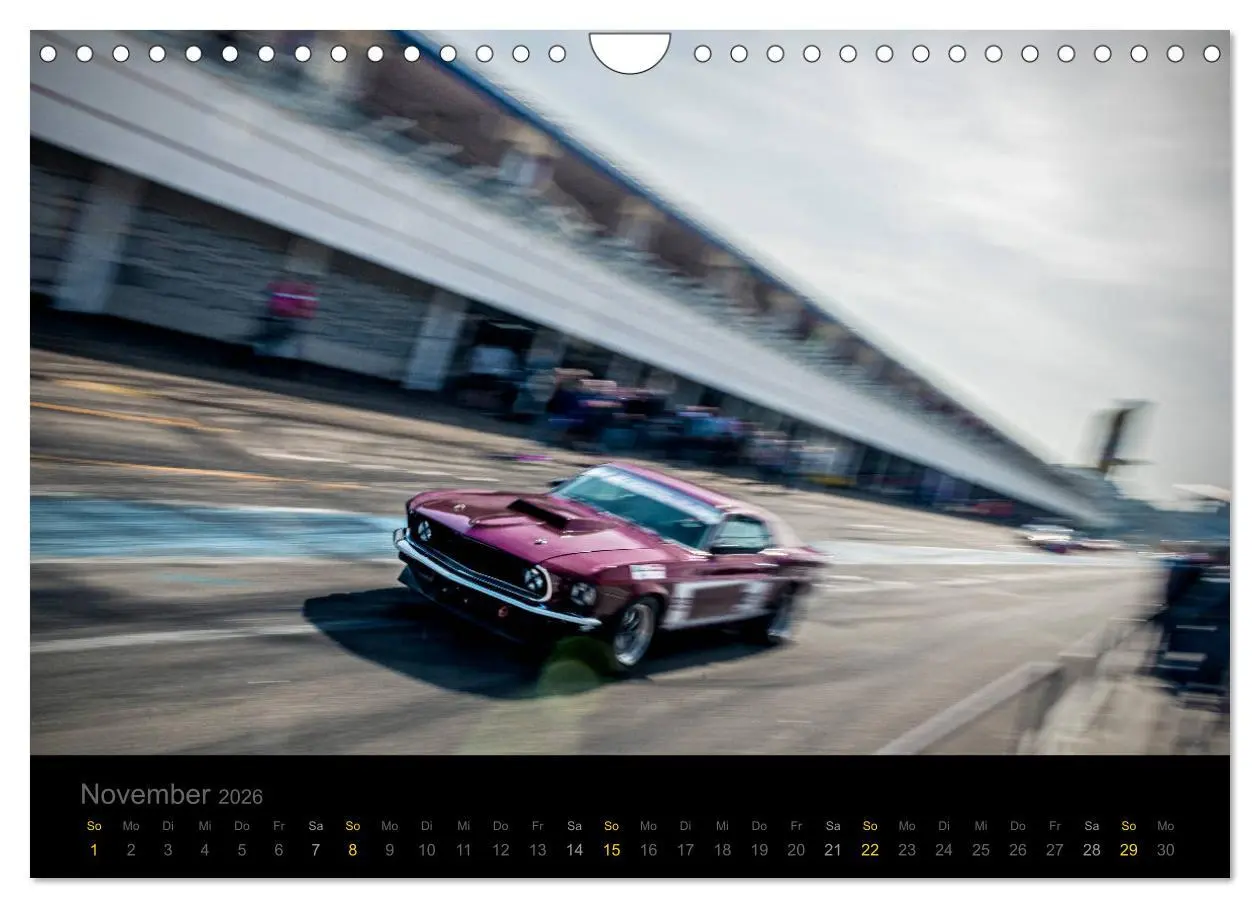 Bild: 9783457873908 | Flying Ford Mustang (Wandkalender 2026 DIN A4 quer), CALVENDO...