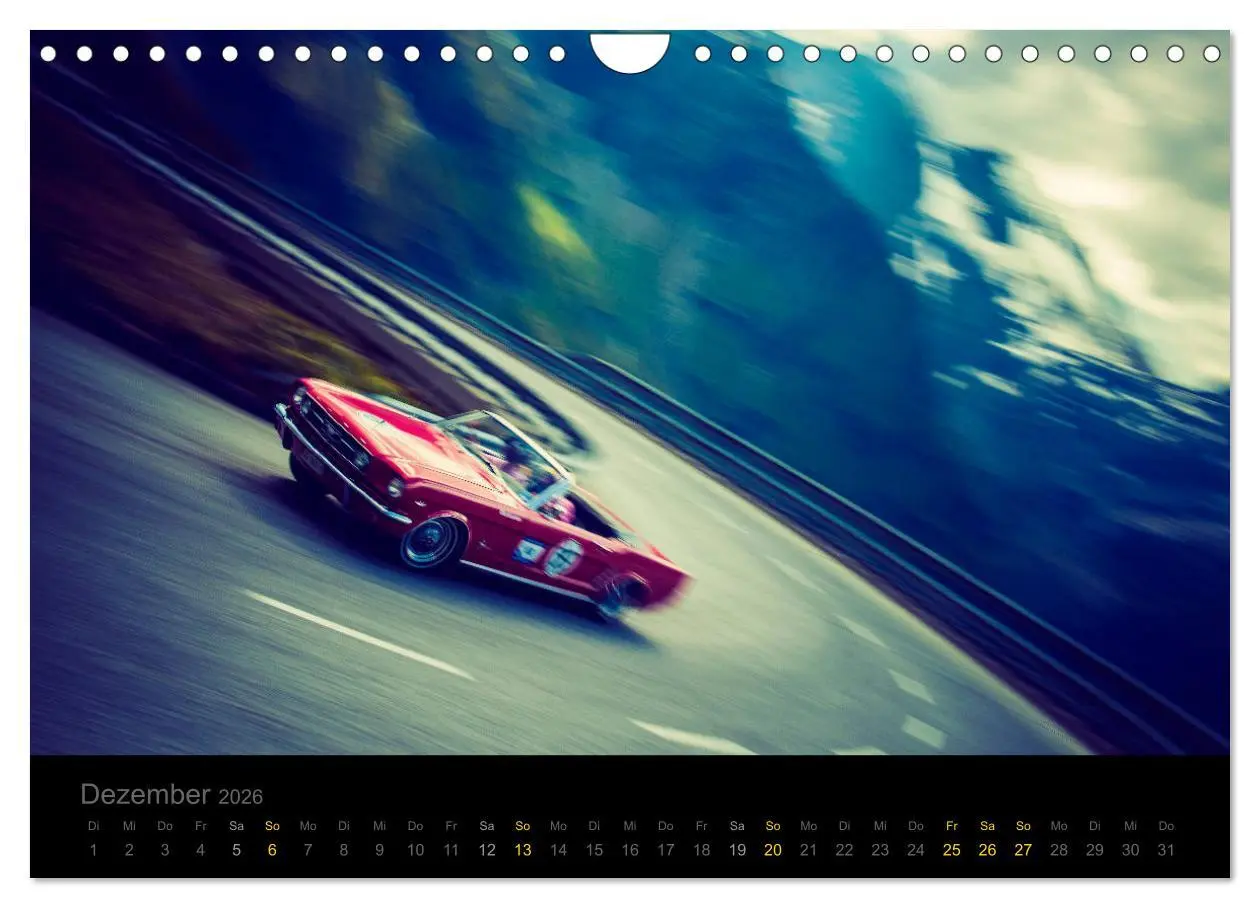Bild: 9783457873908 | Flying Ford Mustang (Wandkalender 2026 DIN A4 quer), CALVENDO...