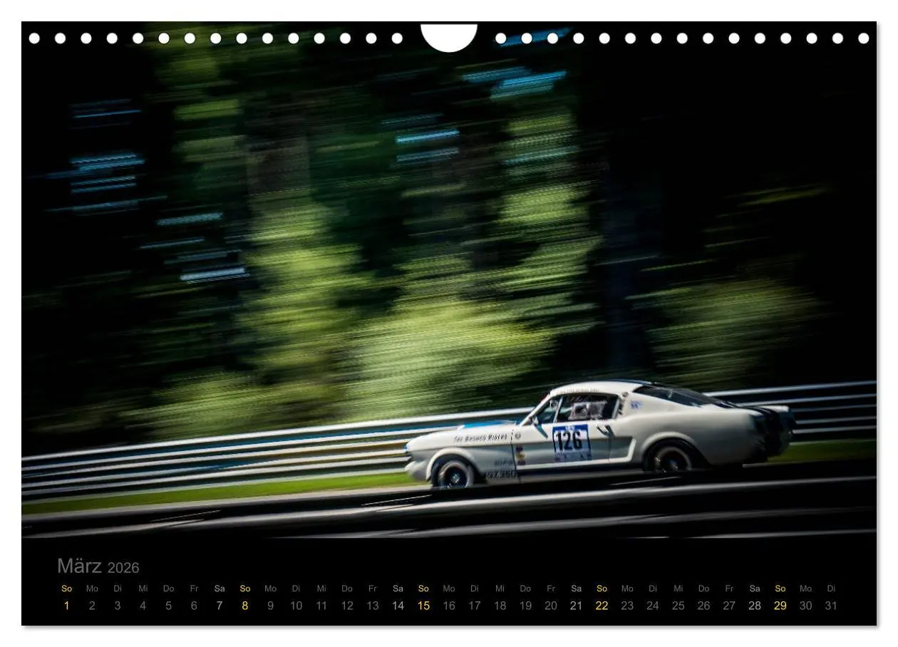 Bild: 9783457873908 | Flying Ford Mustang (Wandkalender 2026 DIN A4 quer), CALVENDO...
