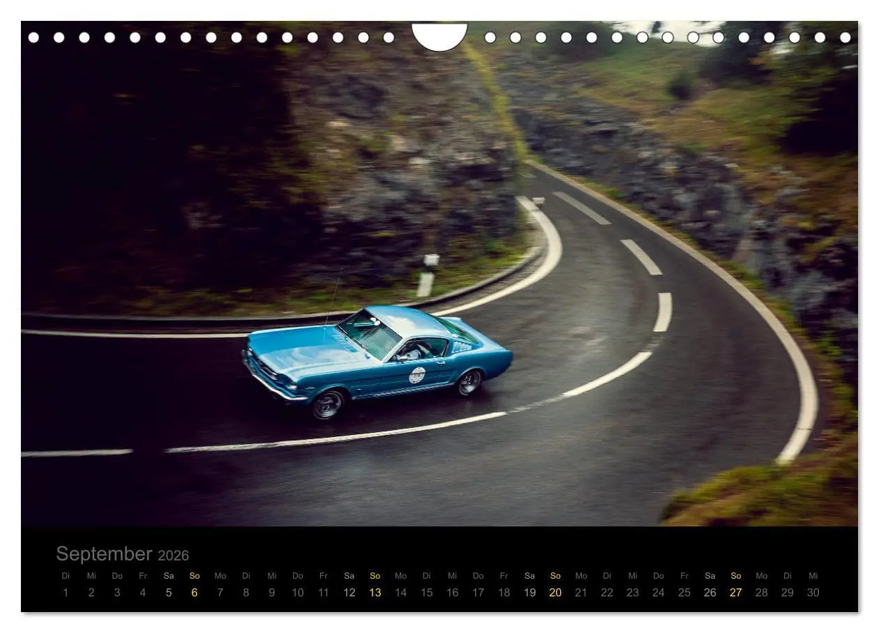 Bild: 9783457873908 | Flying Ford Mustang (Wandkalender 2026 DIN A4 quer), CALVENDO...