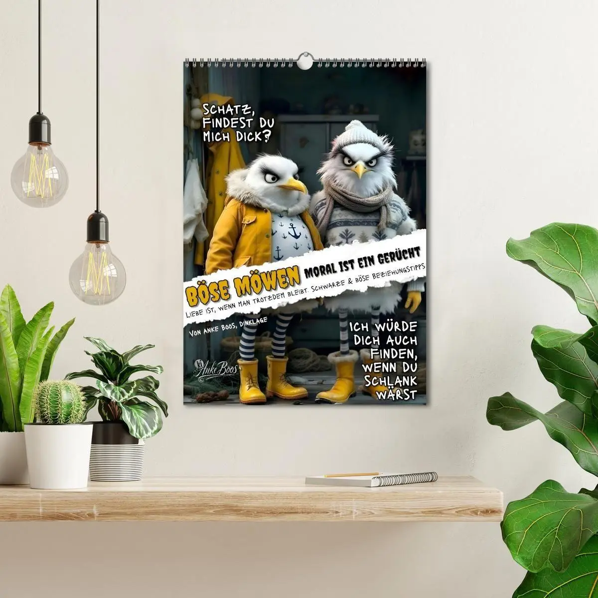Bild: 9783594253908 | Böse Möwen - Moral ist ein Gerücht (Wandkalender 2027 DIN A3 hoch),...