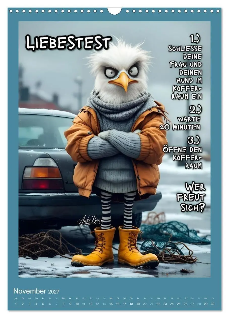 Bild: 9783594253908 | Böse Möwen - Moral ist ein Gerücht (Wandkalender 2027 DIN A3 hoch),...