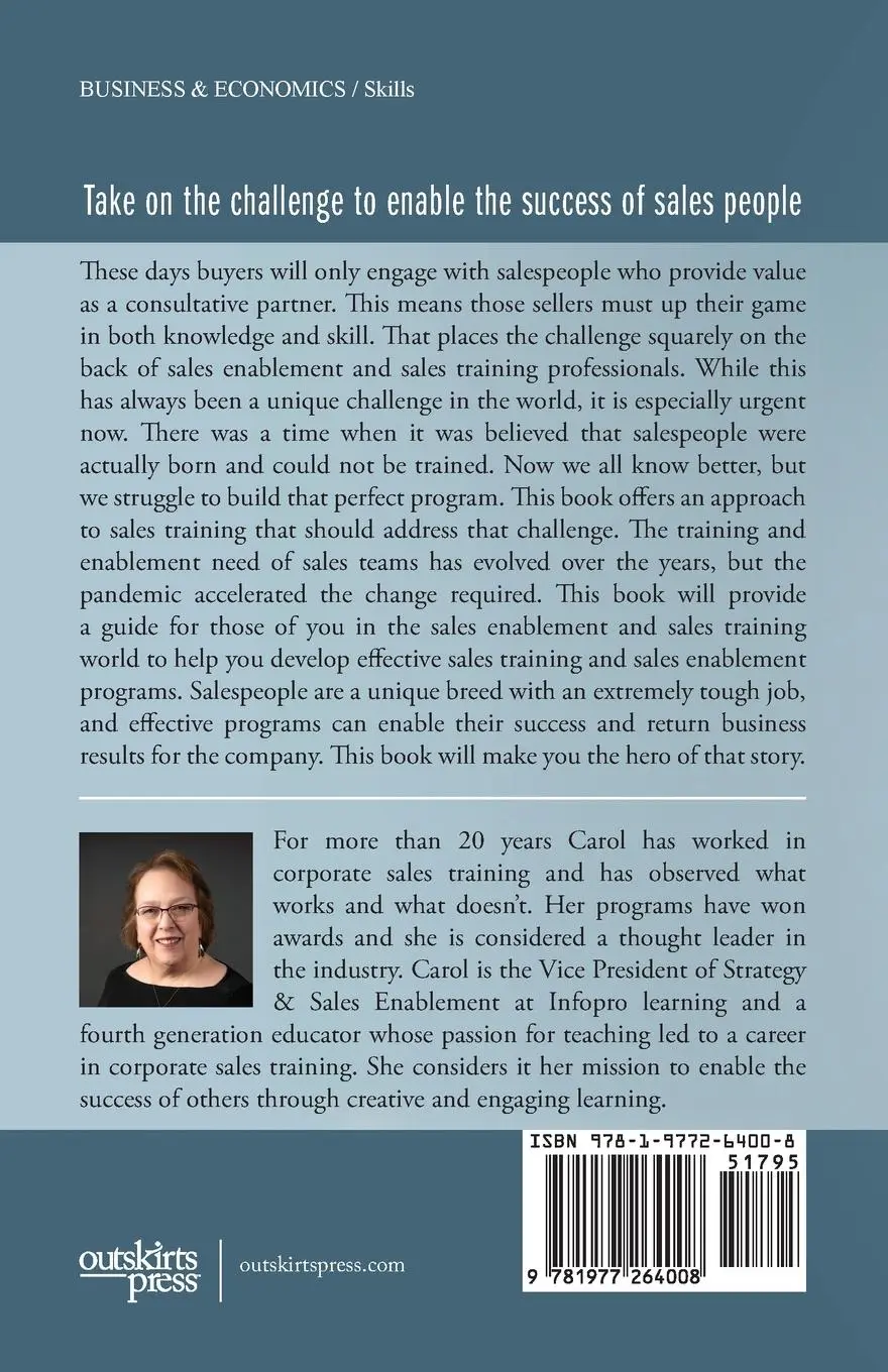 Rückseite: 9781977264008 | Empower Sales Success | With Effective Sales Training | Carol L. Cohen