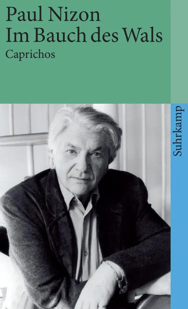 Cover: 9783518384008 | Im Bauch des Wals | Caprichos | Paul Nizon | Taschenbuch | 181 S.