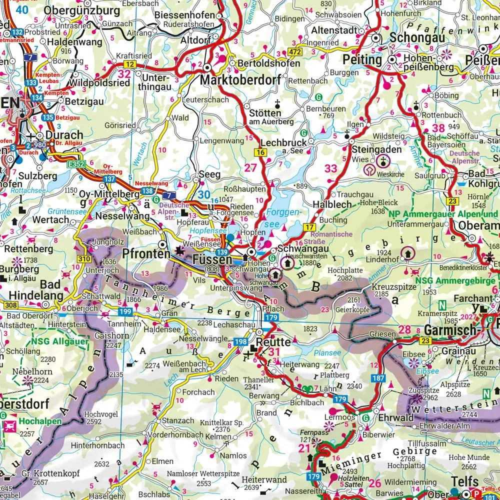 Bild: 9783707924008 | Alpenländer, Straßenkarte 1:500.000, freytag &amp; berndt | Berndt | 2025