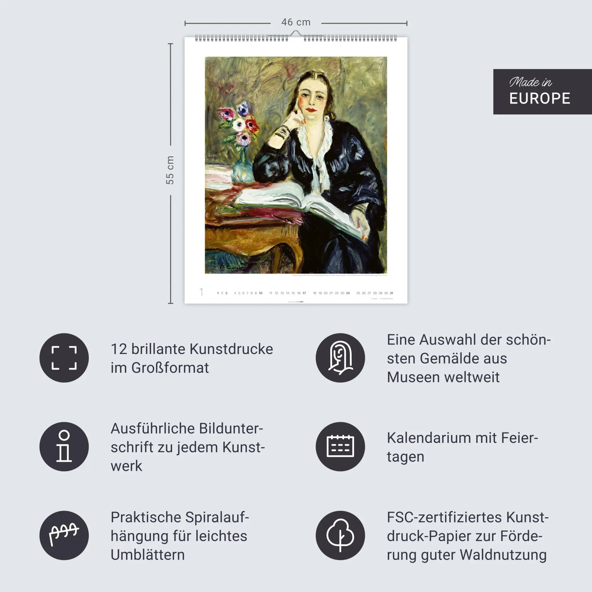 Bild: 9783839904008 | Lesende Frauen Edition Kalender 2027 | Kalender | Spiralbindung | 2027