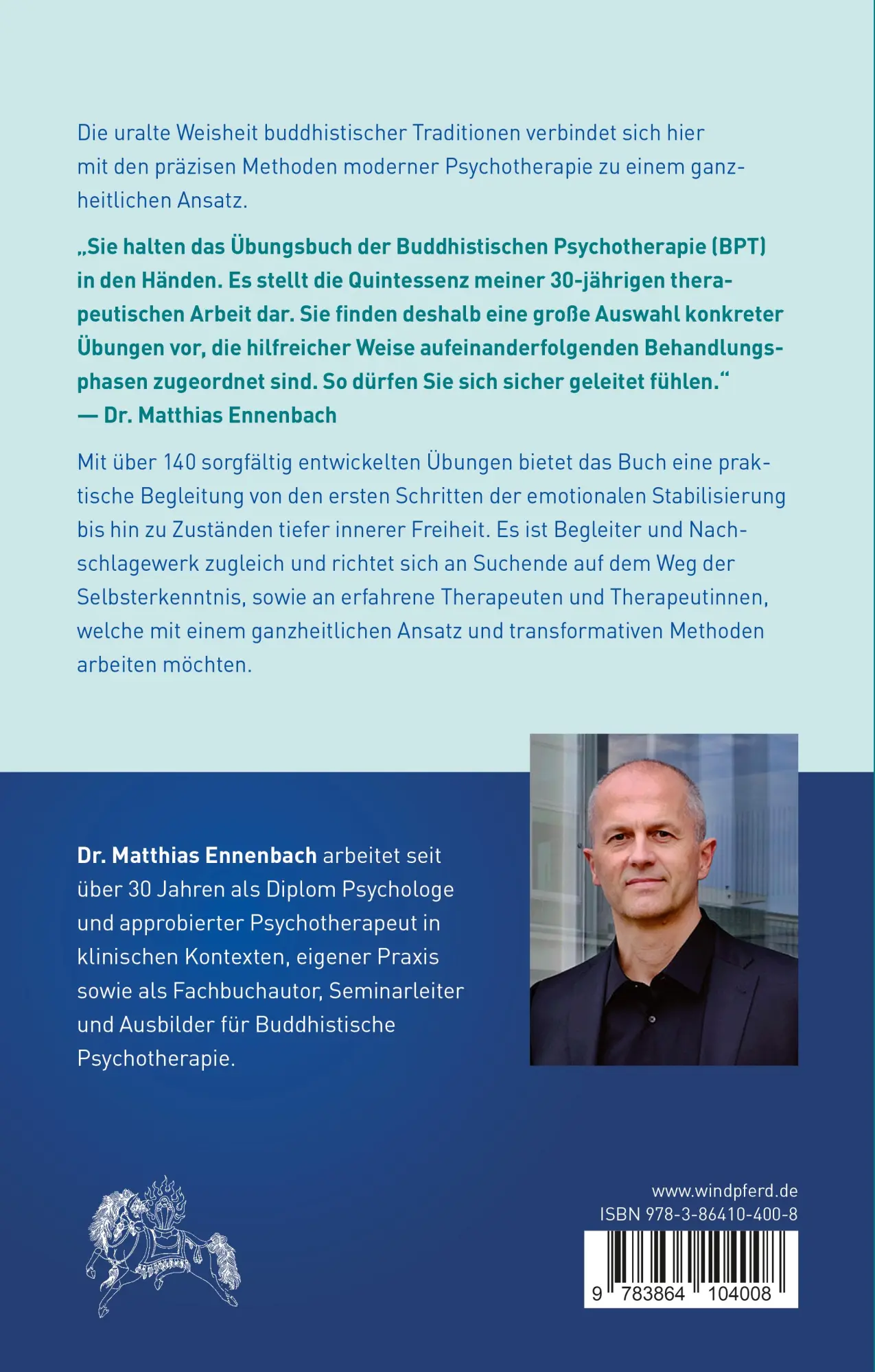 Rückseite: 9783864104008 | Buddhistische Psychotherapie | Das Buch der Übungen | Ennenbach | Buch
